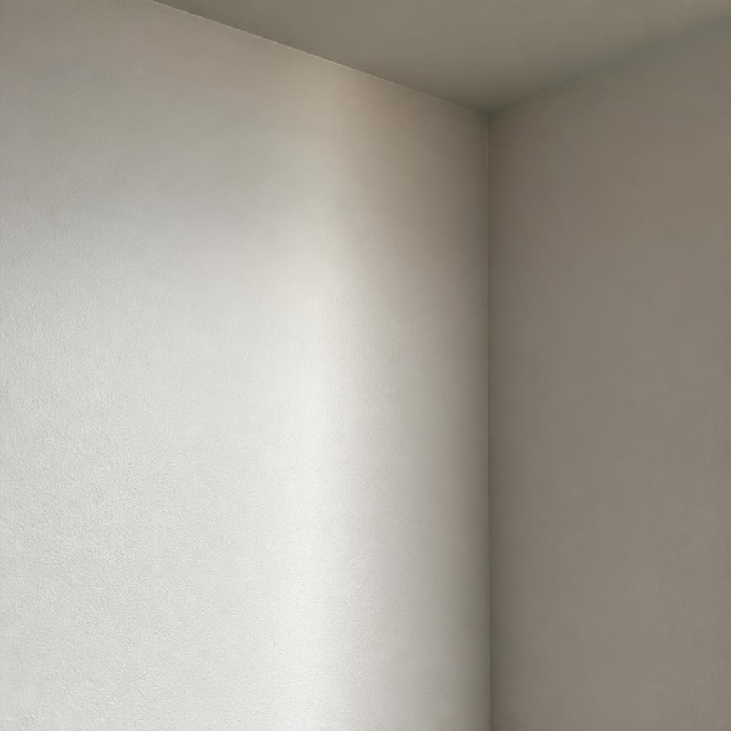 Mur fini, finition mate contrôlée